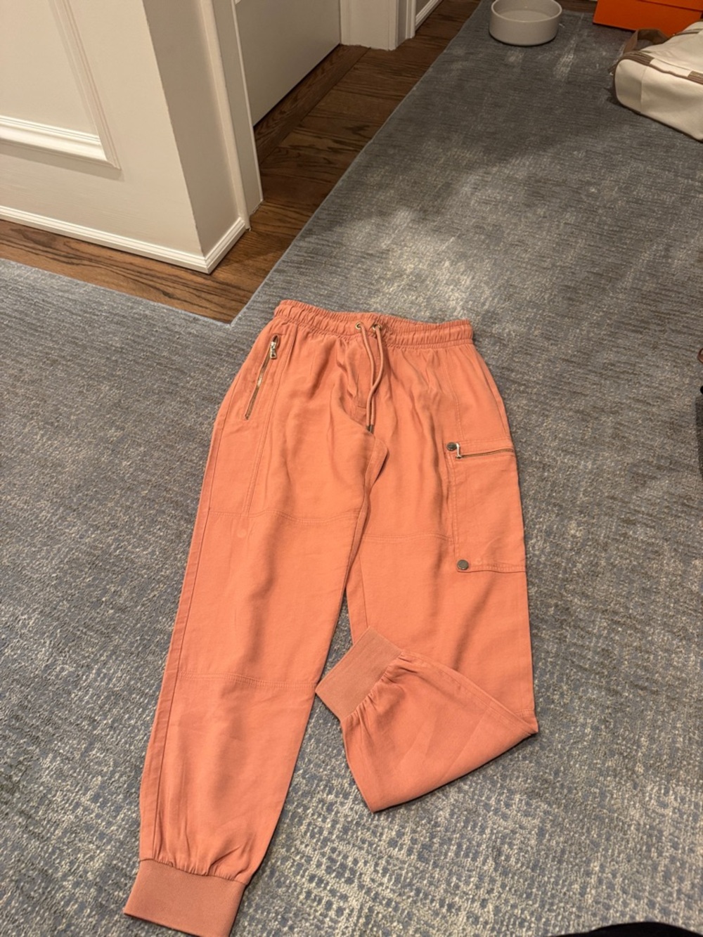 Zara Salmon Pink Jogger Pants